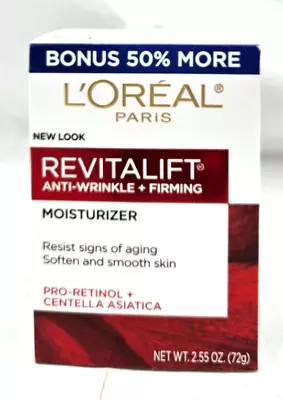 Loreal Revitalift Anti-Wrinkle Firming Moisturizer 2.5 Oz Softens Smooths NEW • $14.99