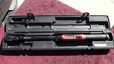 Snap-on *near Mint!* 1/2  Drive Atech3f250vr  Red  Electronic Torque Wrench! • $325