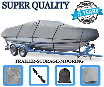 $173.06 • Buy Grey Boat Cover For Bayliner 192 Discovery Cuddy 2007 2008 2009 2010 2011 2012