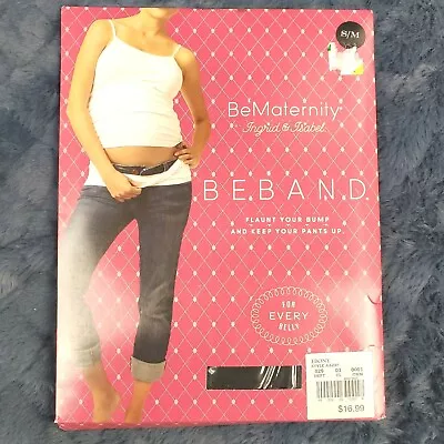 NEW BeMatrnity BeBand Black Silicone Strip INGRID & ISABEL Belly Band Womens S/M • $5.99