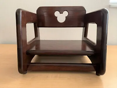 £57.82 • Buy Signed Mickey Mouse Old Dominion Mahogany Wood Child's Booster Chair 2005