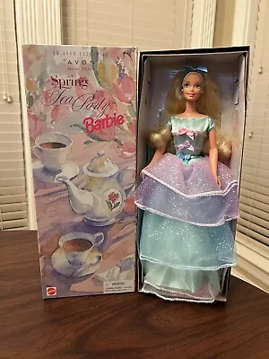 Spring Tea Party Barbie Doll Avon Special Edition 3rd In Series 1997 Mattel • $23.99