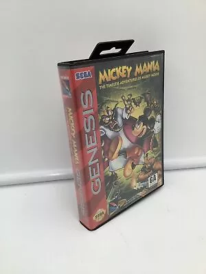 Mickey Mania Timeless Adventures Of Mickey Mouse (Sega Genesis 1994) Complete • $46.69