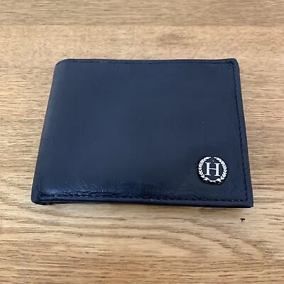 £9.99 • Buy Tommy Hilfiger Men's Black Leather Bi-fold Wallet