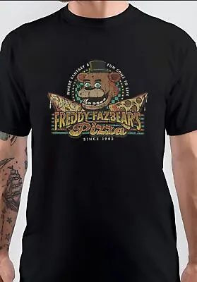 NWT Freddy Fazbear’s Pizza 1983 Video Games Game Hobby Unisex T-Shirt • £23.16