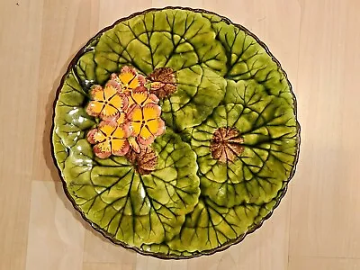 $5.25 • Buy Hand Painted CICO Germany 2306 Lilly Pad Plate - 11.75 