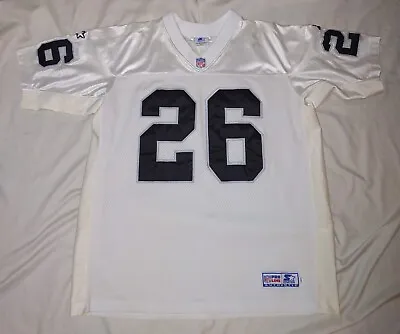 Oakland Raiders Vintage Jersey Authentic NFL Kaufman Vtg LA Vegas Starter White • $277.99