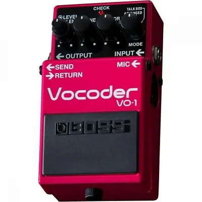 BOSS VO-1 Vocoder Guitar And Base Effects Pedal Regular Inport 4957054508661 • $327.33