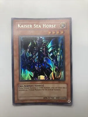 Yugioh Holo Foil Kaiser Sea Horse - SKE-015 - Ultra Rare • $1.45
