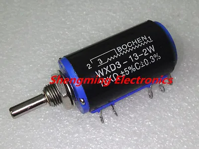 2 Pcs WXD3-13-2W 200 Ohm Multi-Turn Wirewound Potentiometer • $2.99