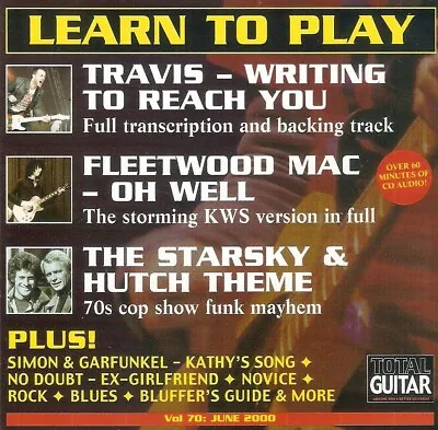 Various - Total Guitar CD Vol. 70 Jun 00 (CD 2000) Kenny Wayne Shepherd; Travis • £1.70