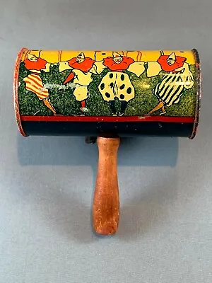 Vintage T. Cohn Tin Toy Litho Noisemaker  Clowns And Balloons  1920s - 30s   • $19.95