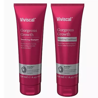 Viviscal Gorgeous Growth Densifying Shampoo & Conditioner 8.45oz Each Set • $34.95