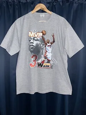 RARE Vintage Miami Heat  2006 Finals MVP Dwyane Wade T-shirt-  Large • $150