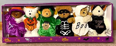 Quacker Factory Halloween Plush Bears In Costume Skeleton Frankenstein 1990s NIB • $36