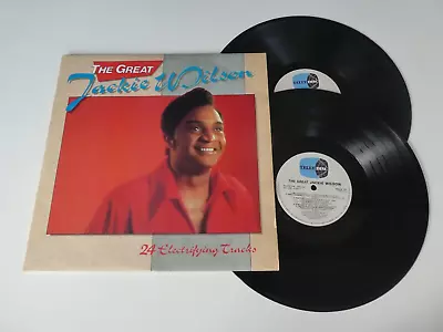 2 X Jackie Wilson - LP Records - The Great Jackie Wilson - G/F Sleeve - 24 Track • £4