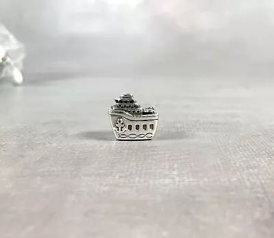 PANDORA Sterling Silver All Aboard Cruise Ship Holiday Travel Charm 791043 • £18