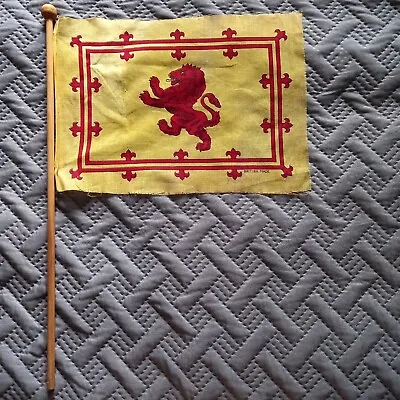 1940's/50's Vintage Scottish Lion Linen Flag / Pennant British Made 32 X 23cm • $25.92