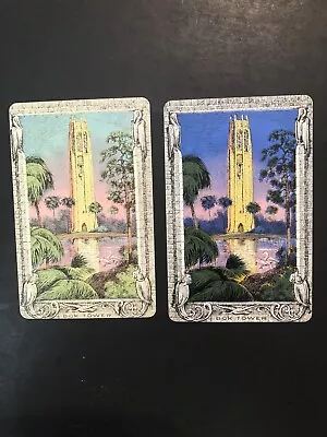 Vintage Playing Cards JOKER Double Swap Card Collectible BOK TOWER Florida • $3.99