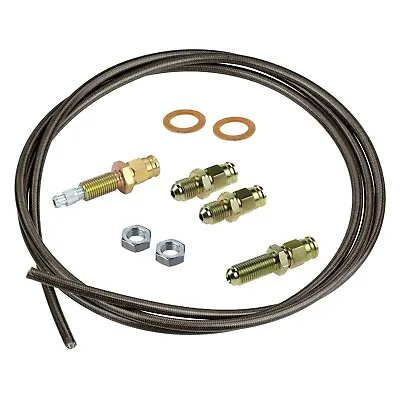 Hydraulic Clutch Line Kit With Bleed - STRAIGHT FITTINGS Aeroquip Pipe Motamec  • $82.61