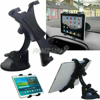 Car Windshield Desk 360° Top Mount Bracket Holder For IPad 7 -11  Tablet PC GPS • £8.99