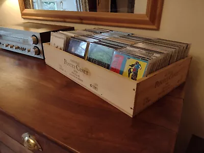 £13.95 • Buy CD / DVD Storage Box. Wooden Wine Box. French. (BOX ONLY)