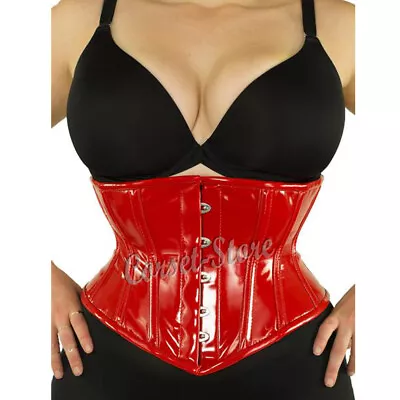 Underbust Steel Boned Waist Trainer Waist Cincher Corset 100% PVC 2101-P(PL3) • £24.99