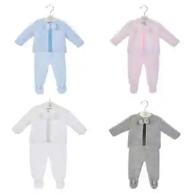 £23.95 • Buy Baby Girl Boy Spanish Knitted Pom Pom Jacket & Legging Outfit Set Newborn 0-3-12