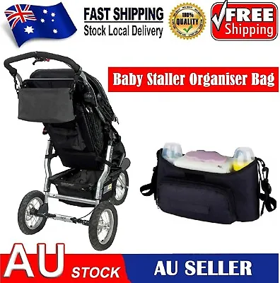 $22.99 • Buy Baby Stroller Organizer Accessories Bottle Lightweight Storage Pocket Travel Bag