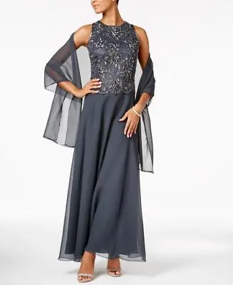 $269 J-Kara Size Na Womens Sleeveless Long  Dress A2143 • $18