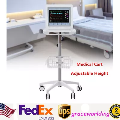 NEW Mobile Rolling Cart Medical Trolley For Ultrasound Imaging Scanner Cart • $223.25