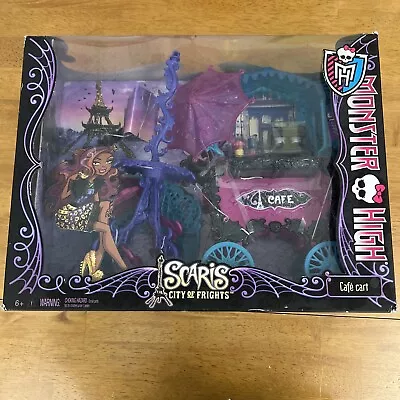 Monster High 2012 Scaris City Of Frights Cafe Cart NIB RETIRED Mattel NEW 💥⭐️ • $45