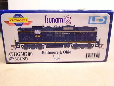 Athearn Genesis Ho G30700 GP18 Locomotive B&O 6599 Tsunami 2 DCC Sound • $249.99