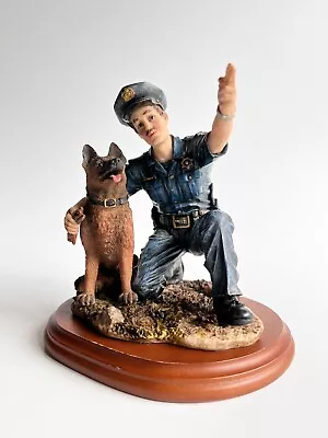 Vanmark Blue Hats Of Bravery 1997 Canine Command PE88802 Police & Dog Figurine • $29.99