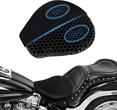 Motorcycle Seat Comfort 3D Gel Seat Cushion Pressure Relief Air Pad Universal • $24.99