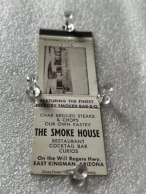 East Kingman AZ Photograph Smokehouse Matchbook Vintage Restaurant BBQ Bar-b-q • $3.99