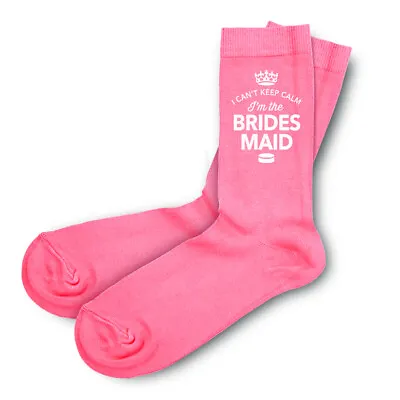 £5.95 • Buy Bridesmaid Socks Wedding Keepsake Gift Hen Party Present Cold Feet Her