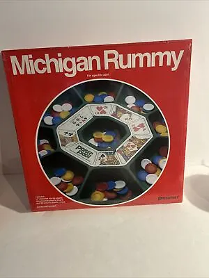 Sealed 1980 Pressman Michigan Rummy The Perfect Blend Of Rummy & Poker • $10