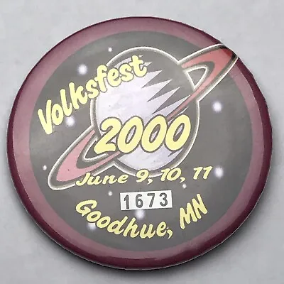 Volkfest Goodhue Minnesota 2000 Pin Button Pinback Numbered Vendor Badge • $9.95