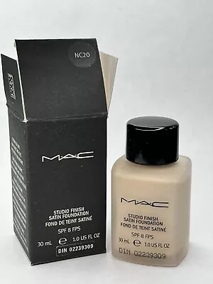 Vintage 1990s MAC Studio Finish Satin Foundation ~ NC20 • $60