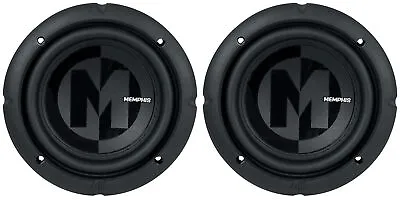 $149.90 • Buy (2) Memphis Audio PRX624 6.5  Car Subwoofers 300w Subs Selectable 2 Or 4 Ohm