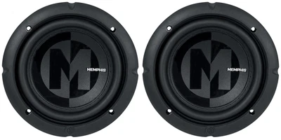 $149.90 • Buy (2) Memphis Audio PRX624 6.5  Car Subwoofers 300w Subs Selectable 2 Or 4 Ohm