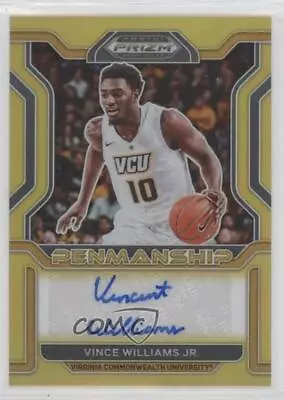 2022 Panini Prizm Draft Picks Gold /10 Vince Williams Jr #CP-VWJ Rookie Auto RC • $104.03