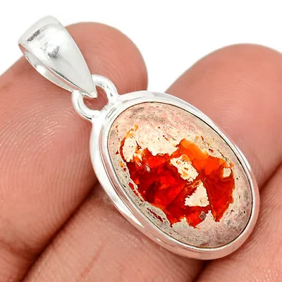 Natural Cantera Opal - Mexico 925 Sterling Silver Pendant Jewelry CP32828 • $21.99