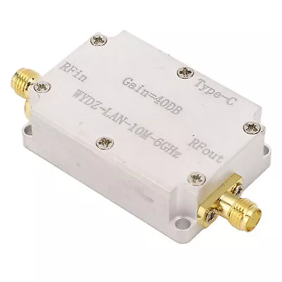 Low Noise Amplifier 40DB Gain 10M To 6GHz Precise Transmission LNA RF Power NY9 • $19.30