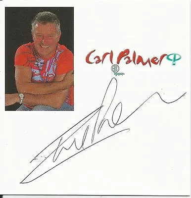 Carl Palmer's ELP Legacy * By Carl Palmer (CD/DVD 2016 Palmer) Original Signed • $174.99