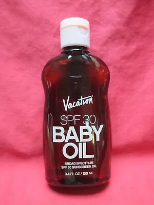 Vacation SPF 30 Baby Oil Sunscreen ~ Full Size 100mL/3.4oz ~ NEW ~ SEALED • $15.74