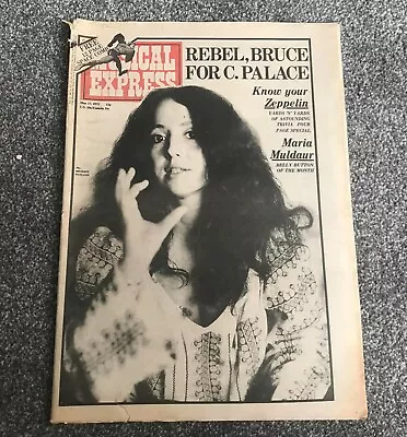 NME New Musical Express May 17th 1975 With Flash Fearless Comic Insert Zeppelin • £10