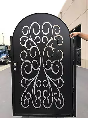 Metal Gate Modern Metal Gate Custom Art Pedestrian Walk Thru Entry Steel_36x60 • $1349