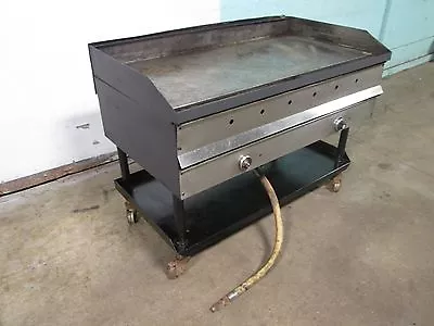$959.99 • Buy 48 W Heavy Duty Commercial Natural Gas 4 Burners Griddle/flat Top Grill On Stand